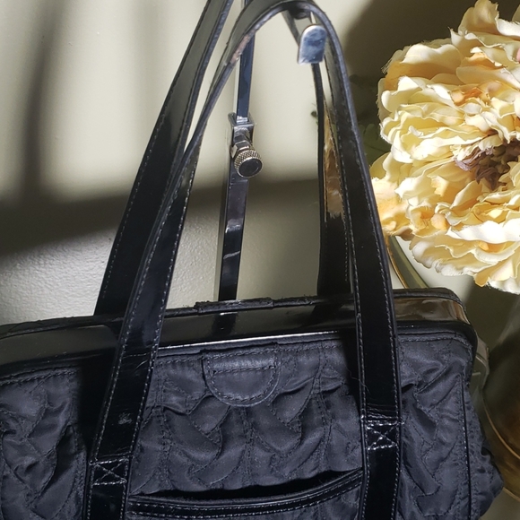 Vera Bradley Black Satchel - Picture 3 of 10